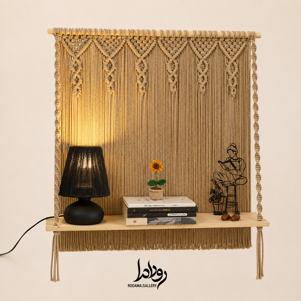 شلف مدل گلرو |چوب روس | ۷۰ سانت